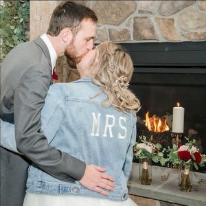 MRS Bride Jean Jacket